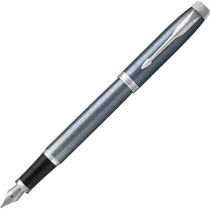Ручка перьевая PARKER IM LIGHT BLUE GREY CT, F 1931648